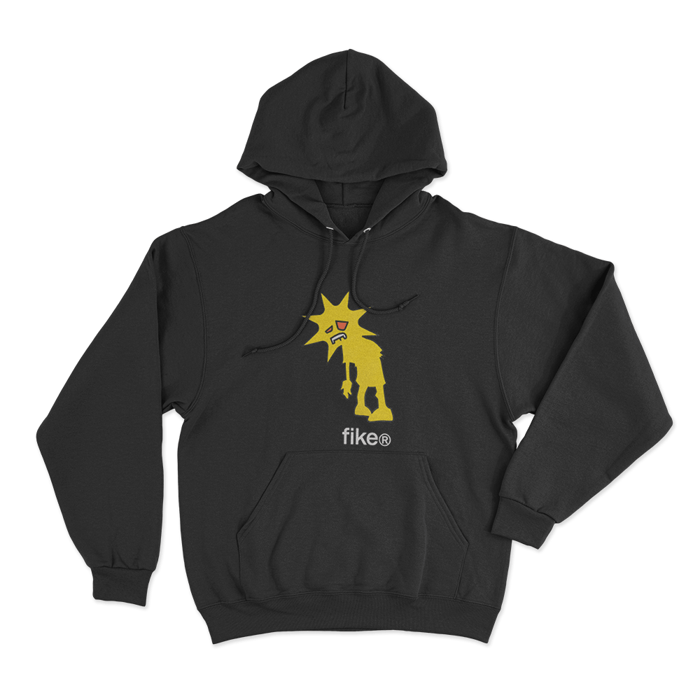 Fike Doodle Creature Unisex Hoodie Black Fike Doodle Creature Unisex Hoodie Black